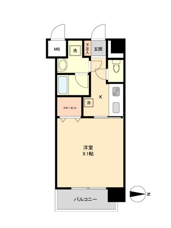 仙台駅 徒歩16分 2階の物件間取画像